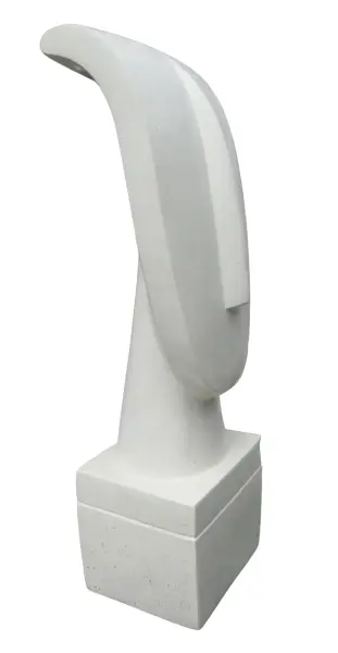 Product image 6 of the product “Abstract head, 99cm Height | Terazzo, White color ”